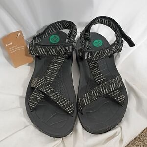 NWT Pacific Mountain Avery Charcoal/Grey Sport Sandals Mens Size 12